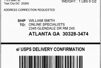 Best Of Free Printable Shipping Label Template  Best Of Template with Usps Shipping Label Template Download