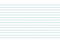 Blank Index Card Template regarding 3X5 Blank Index Card Template