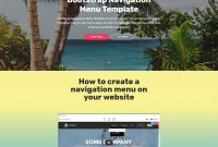 Bootstrap Navigation Menu Template with Drop Down Menu Templates Free Download