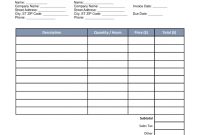 Free Freelance Independent Contractor Invoice Template Word throughout 1099 Invoice Template Free Freelance Independent Contractor Invoice Template Word throughout 1099 Invoice Template