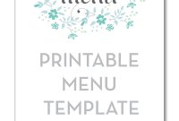 Freebie Friday Printable Menu Party Time Printable Menu Menu within Free Printable Menu Template Freebie Friday Printable Menu Party Time Printable Menu Menu within Free Printable Menu Template