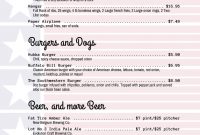 Holiday Menu Templates From Imenupro  More Than Just Templates with regard to 4Th Of July Menu Template