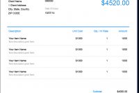 Invoice Template  Send In Minutes  Create Free Invoices Instantly regarding Invoice Email Template Html