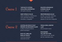 Modern Valentine's Day Pre Fixe Menu Template Template  Venngage throughout Prix Fixe Menu Template