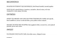 Pre Fix Menu  Google Search  Deconstructionreconstruction with Prix Fixe Menu Template