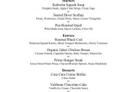 Prix Fixe  Google Search  Restaurant Menu Formats  Menu regarding Prix Fixe Menu Template
