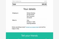 Responsive Receipt  Invoice Email Template throughout Invoice Email Template Html