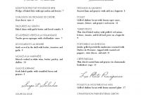 Sample French Menu  Musthavemenus  Menus Galore  Menu Layout for French Cafe Menu Template