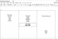 Screen Shot At Pm Brochure Templates For Google Docs Template for Brochure Templates Google Docs