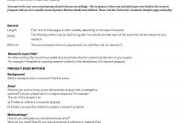 Choose From  Research Proposal Templates  Examples  Free throughout Research Project Proposal Template