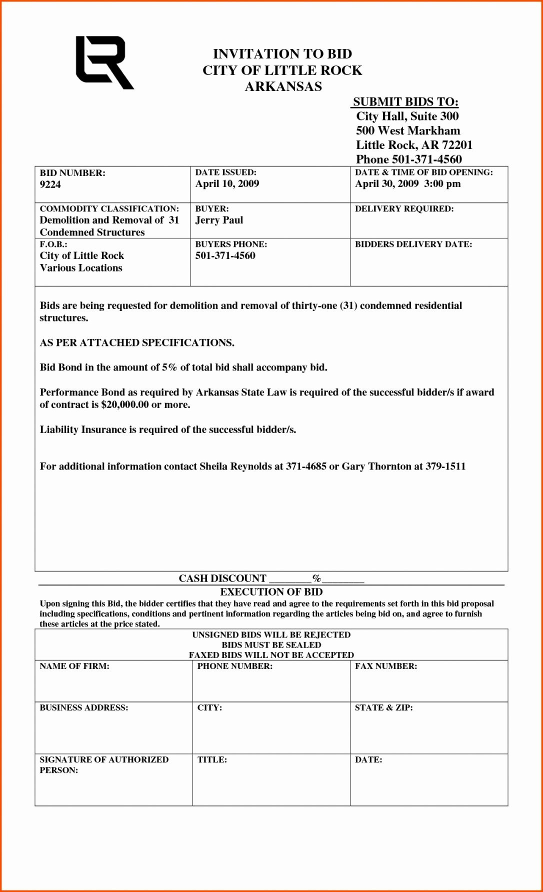 Contractor Proposal Template Pdf Ideas New Sample Bid Marvelous With Government Proposal Template