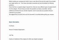 Graphic Design Proposal   Template Format Within Graphic Design Proposal Template