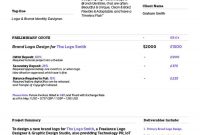 Logo Design Proposal  Page Indesign Template For Download Throughout Graphic Design Proposal Template