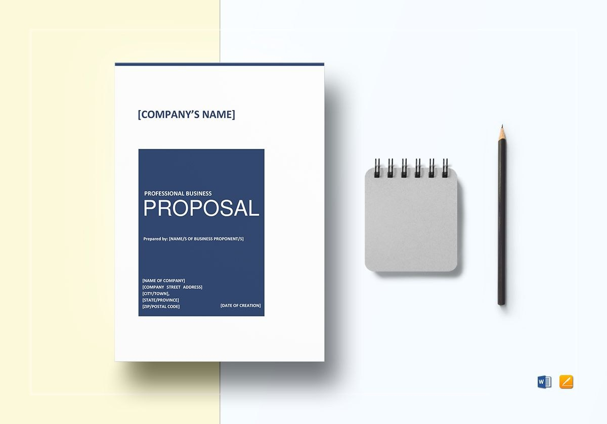 Professional Business Proposal Template for Proposal Template Google Docs Professional Business Proposal Template For Proposal Template Google Docs