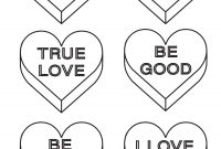 Coloring Book  Valentine Conversation Hearts Coloring Pages intended for Free Printable Valentine Templates