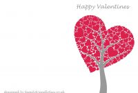 Templates For Greeting Cards At Home Cards Greeting regarding Valentine's Day Card Printable Templates