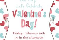 Valentine Party Invitation Templates  Cloud Invitation pertaining to Valentine Party Invitation Template