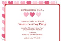 Valentine Party Invitation Templates in Valentine Party Invitation Template