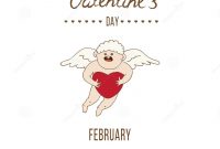Valentine`s Day Greeting Card Postcard Or Party Invitation intended for Valentine Party Invitation Template
